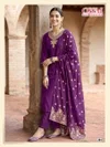 Nargis Vol 3 By Ossm Roman Silk Kurti With Bottom Dupatta